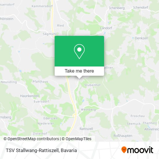TSV Stallwang-Rattiszell map