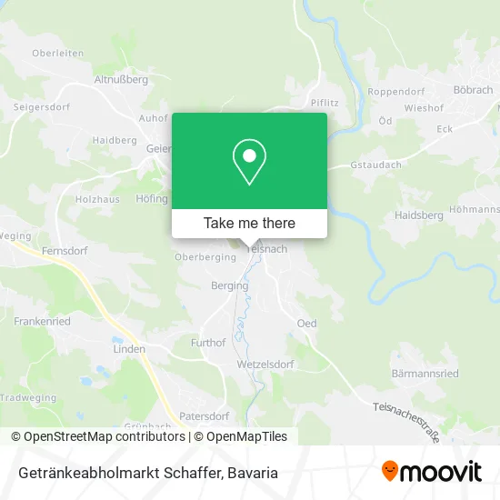 Карта Getränkeabholmarkt Schaffer