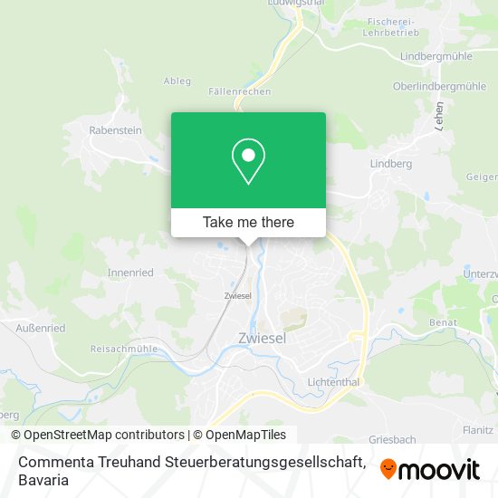 Commenta Treuhand Steuerberatungsgesellschaft map