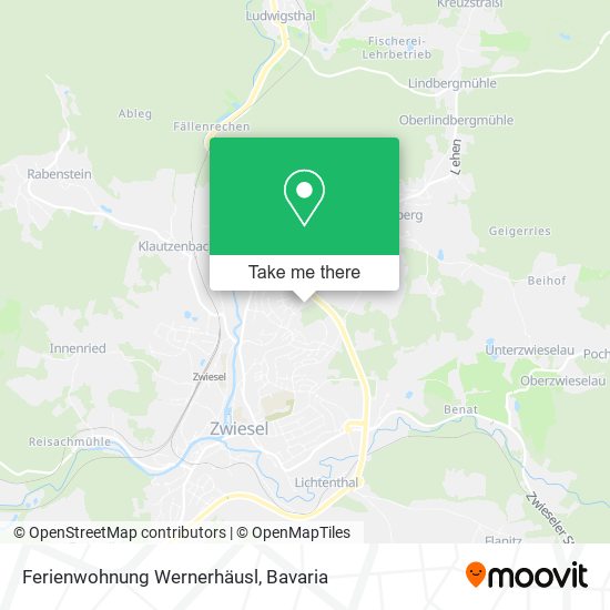 Ferienwohnung Wernerhäusl map
