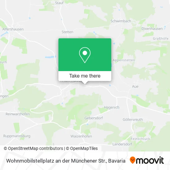 Карта Wohnmobilstellplatz an der Münchener Str.