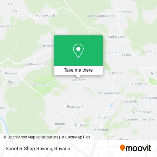 Карта Scooter Shop Bavaria