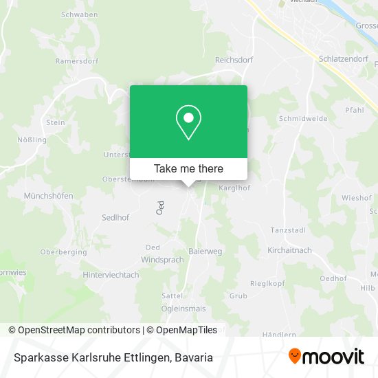 Sparkasse Karlsruhe Ettlingen map