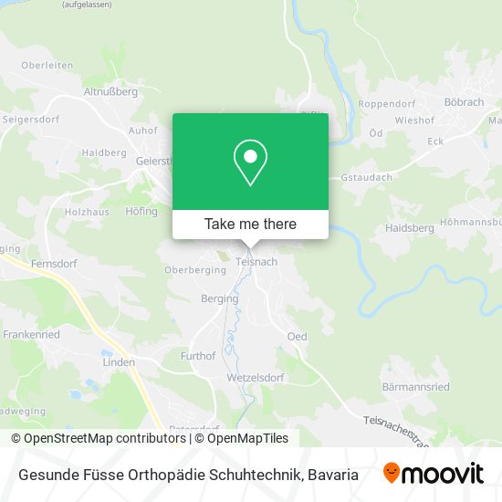 Gesunde Füsse Orthopädie Schuhtechnik map