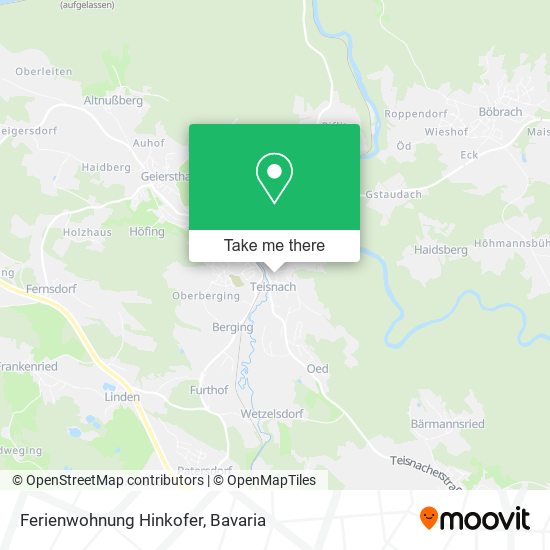 Ferienwohnung Hinkofer map