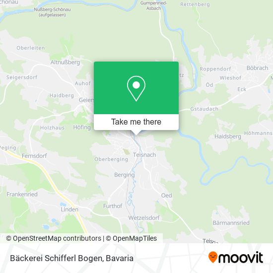 Bäckerei Schifferl Bogen map