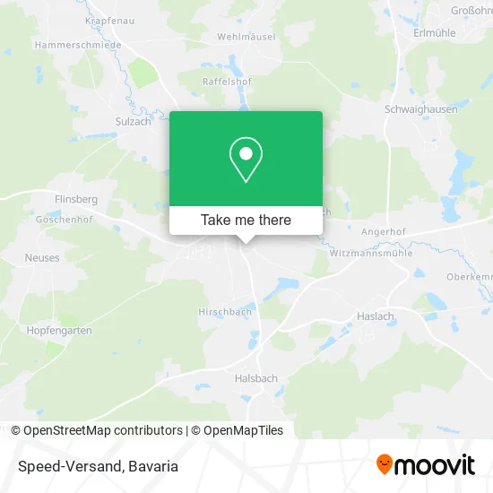 Карта Speed-Versand