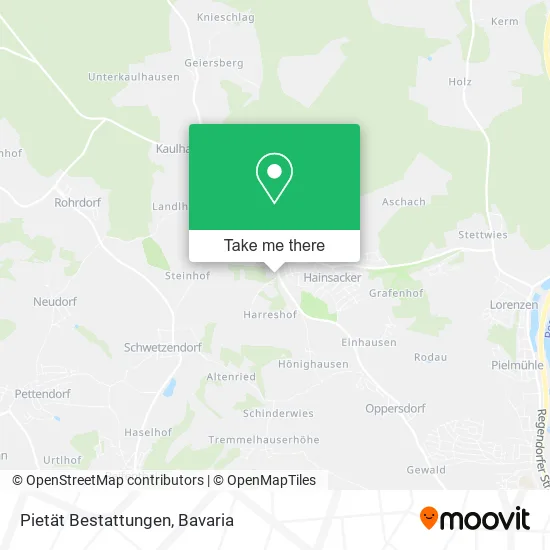 Карта Pietät Bestattungen