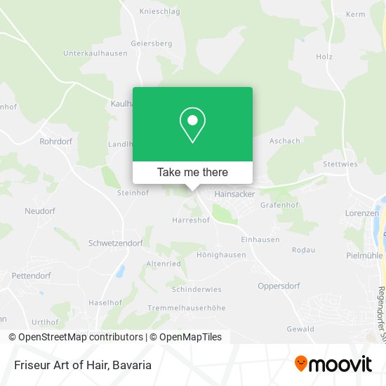 Friseur Art of Hair map
