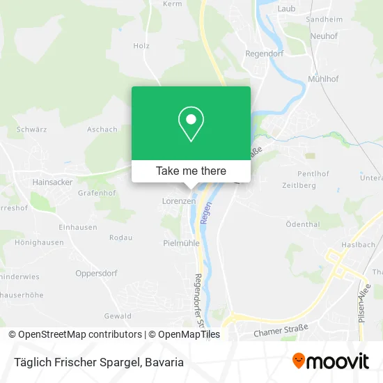 Карта Täglich Frischer Spargel