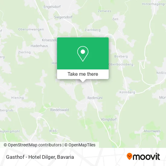 Карта Gasthof - Hotel Dilger