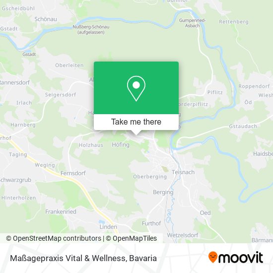 Maßagepraxis Vital & Wellness map