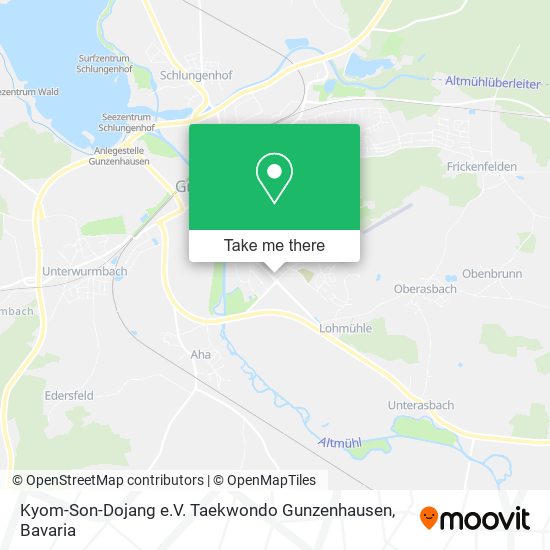 Kyom-Son-Dojang e.V. Taekwondo Gunzenhausen map