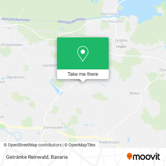 Карта Getränke Reinwald