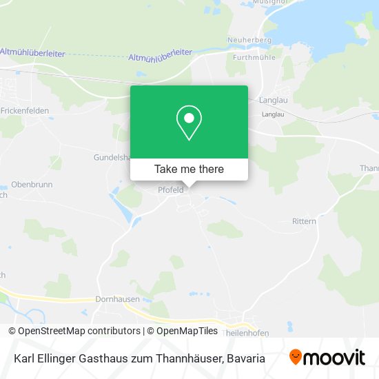 Karl Ellinger Gasthaus zum Thannhäuser map