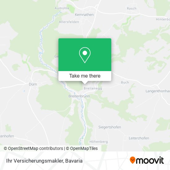Ihr Versicherungsmakler map