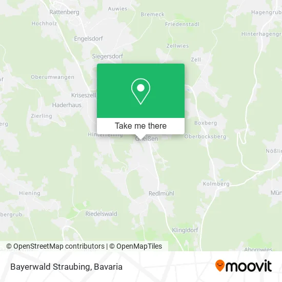 Карта Bayerwald Straubing
