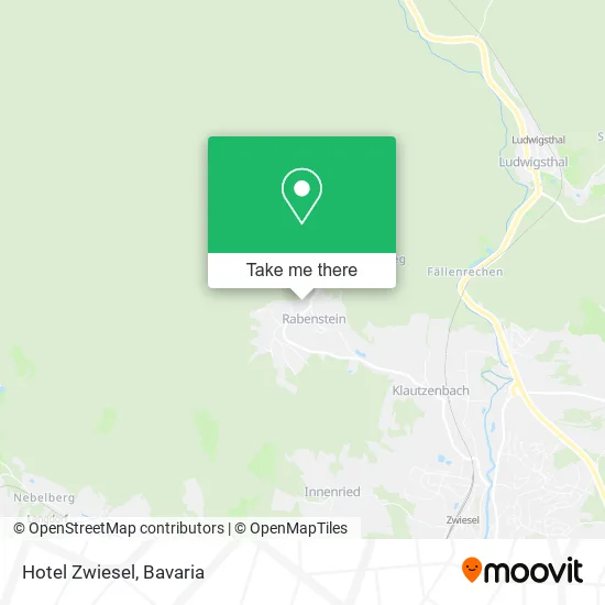 Hotel Zwiesel map
