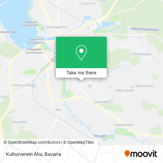 Kulturverein Aha map