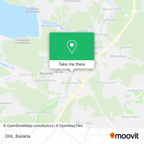 Карта DHL