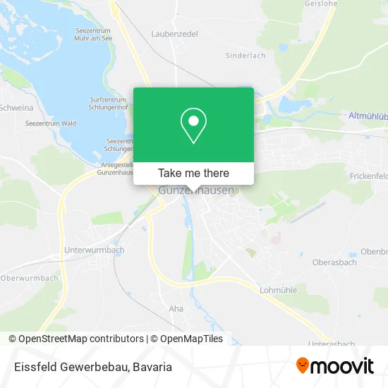 Карта Eissfeld Gewerbebau