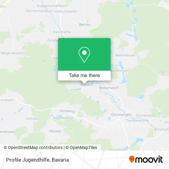 Карта Profile Jugendhilfe