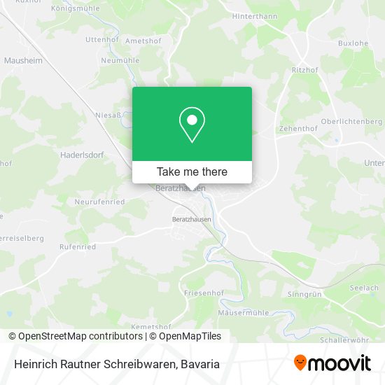 Heinrich Rautner Schreibwaren map