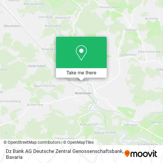 Карта Dz Bank AG Deutsche Zentral Genossenschaftsbank