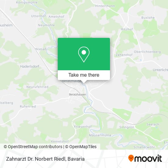 Zahnarzt Dr. Norbert Riedl map