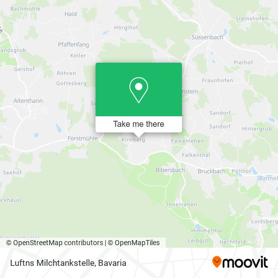 Luftns Milchtankstelle map