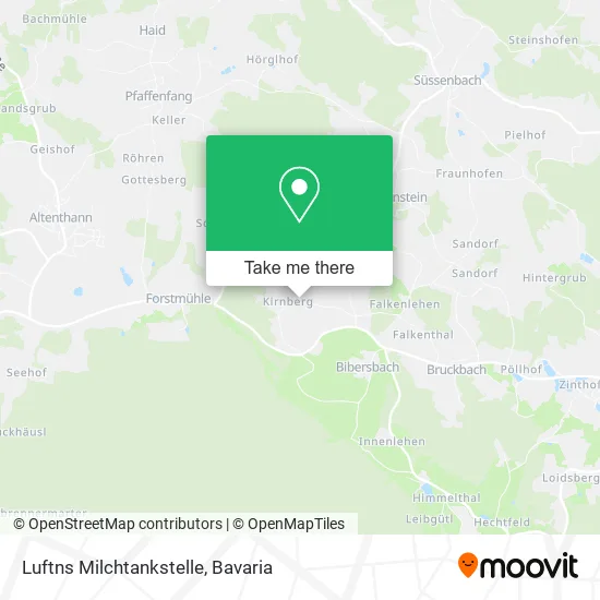Карта Luftns Milchtankstelle