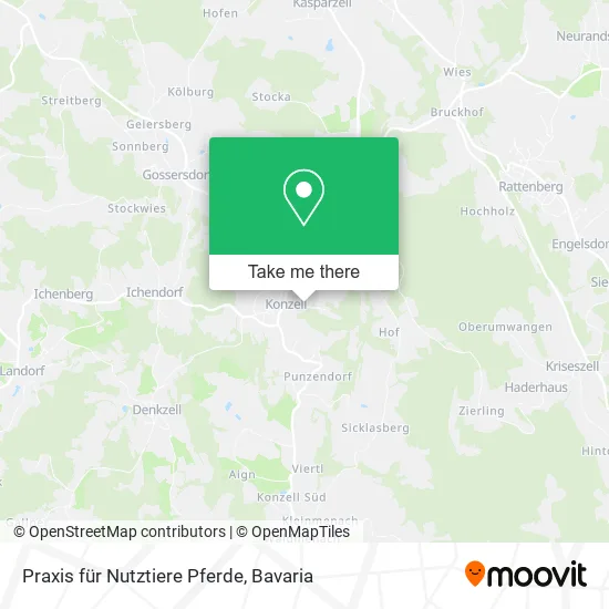 Карта Praxis für Nutztiere Pferde