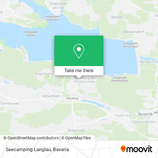 Карта Seecamping Langlau