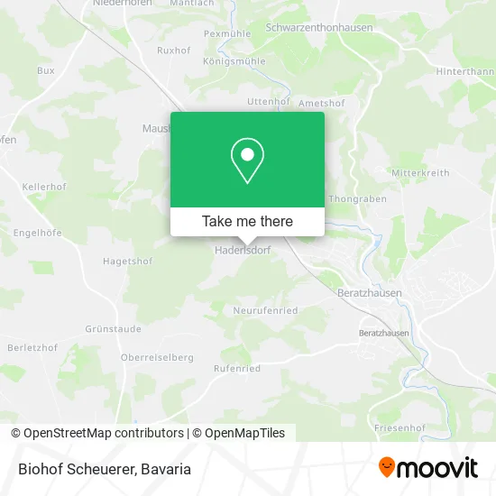 Biohof Scheuerer map