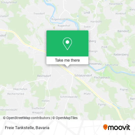 Карта Freie Tankstelle