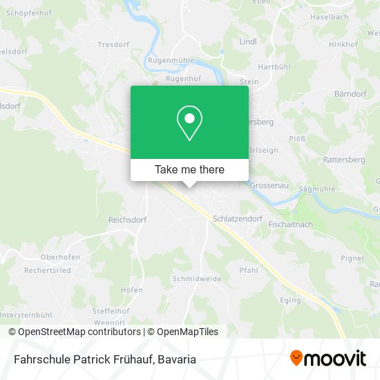 Fahrschule Patrick Frühauf map