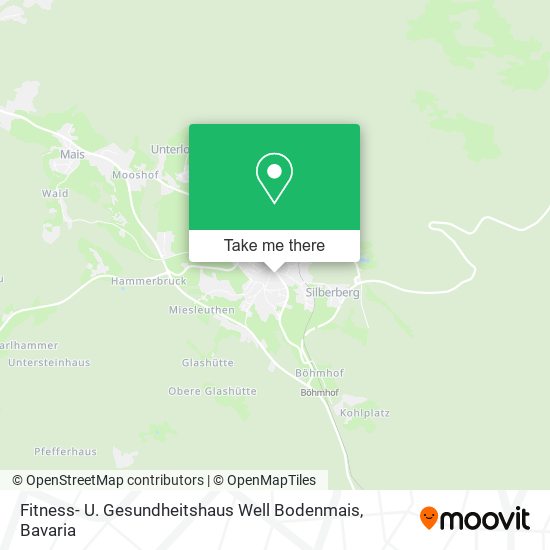 Fitness- U. Gesundheitshaus Well Bodenmais map