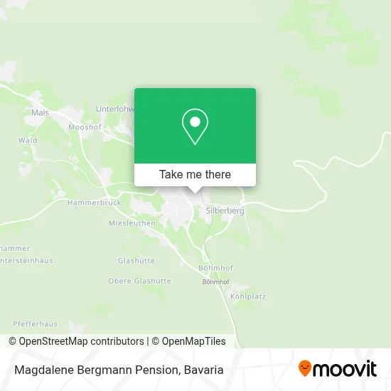 Magdalene Bergmann Pension map