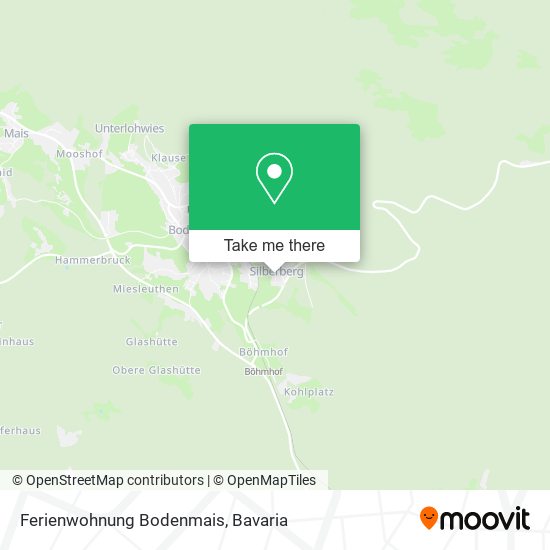 Ferienwohnung Bodenmais map