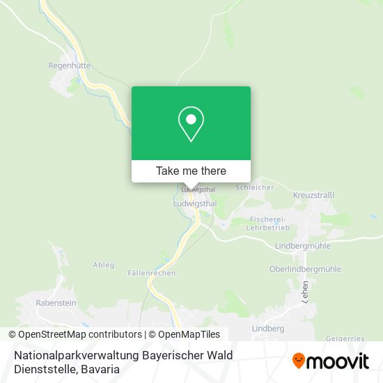 Nationalparkverwaltung Bayerischer Wald Dienststelle map