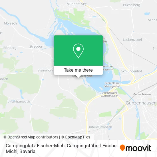 Карта Campingplatz Fischer-Michl Campingstüberl Fischer Michl