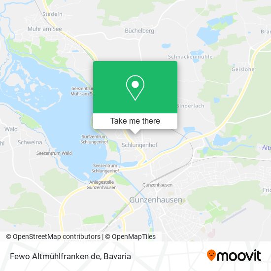 Fewo Altmühlfranken de map