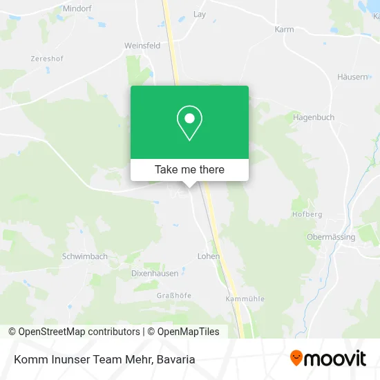 Komm Inunser Team Mehr map
