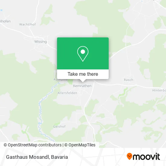 Карта Gasthaus Mosandl