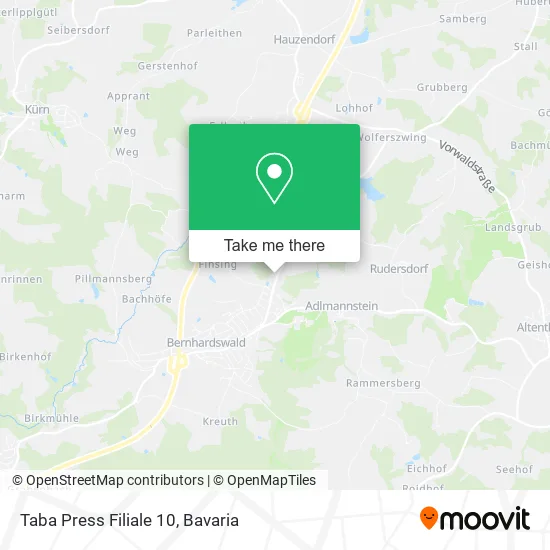 Карта Taba Press Filiale 10