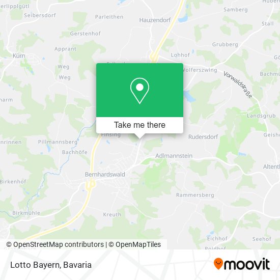 Lotto Bayern map