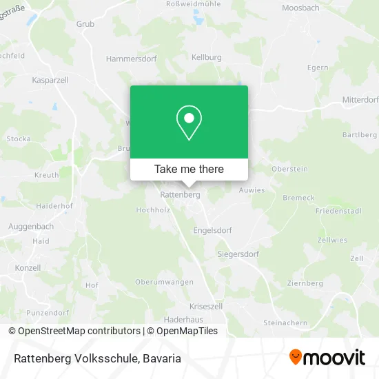 Карта Rattenberg Volksschule