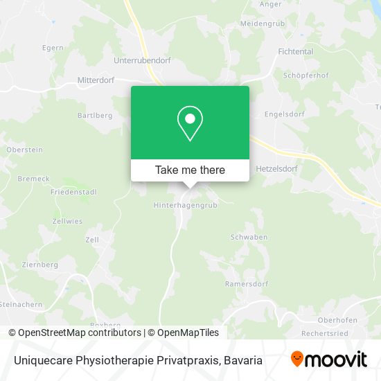 Uniquecare Physiotherapie Privatpraxis map