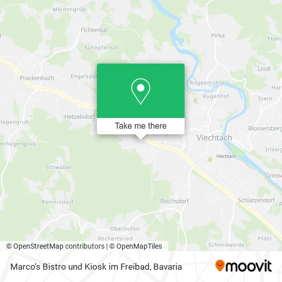 Карта Marco's Bistro und Kiosk im Freibad