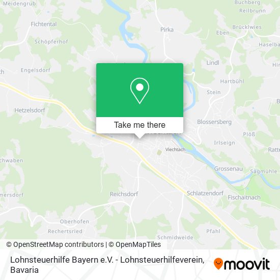 Lohnsteuerhilfe Bayern e.V. - Lohnsteuerhilfeverein map